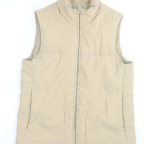 Dorothy Perkins Women's Beige Size 10 Sleeveless Waistcoat