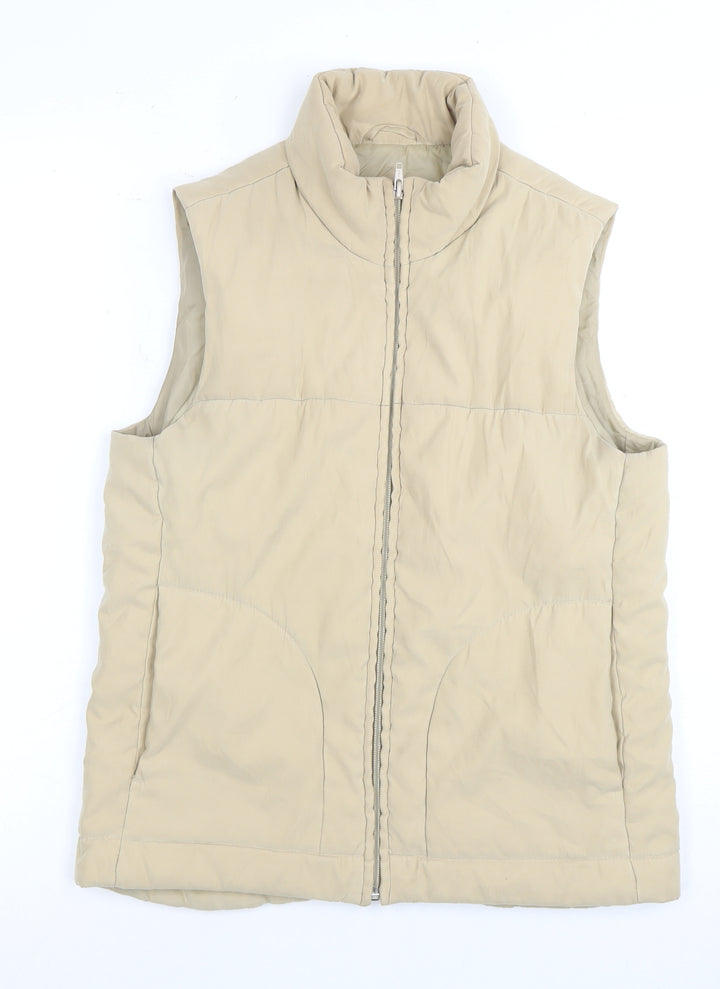 Dorothy Perkins Women's Beige Size 10 Sleeveless Waistcoat