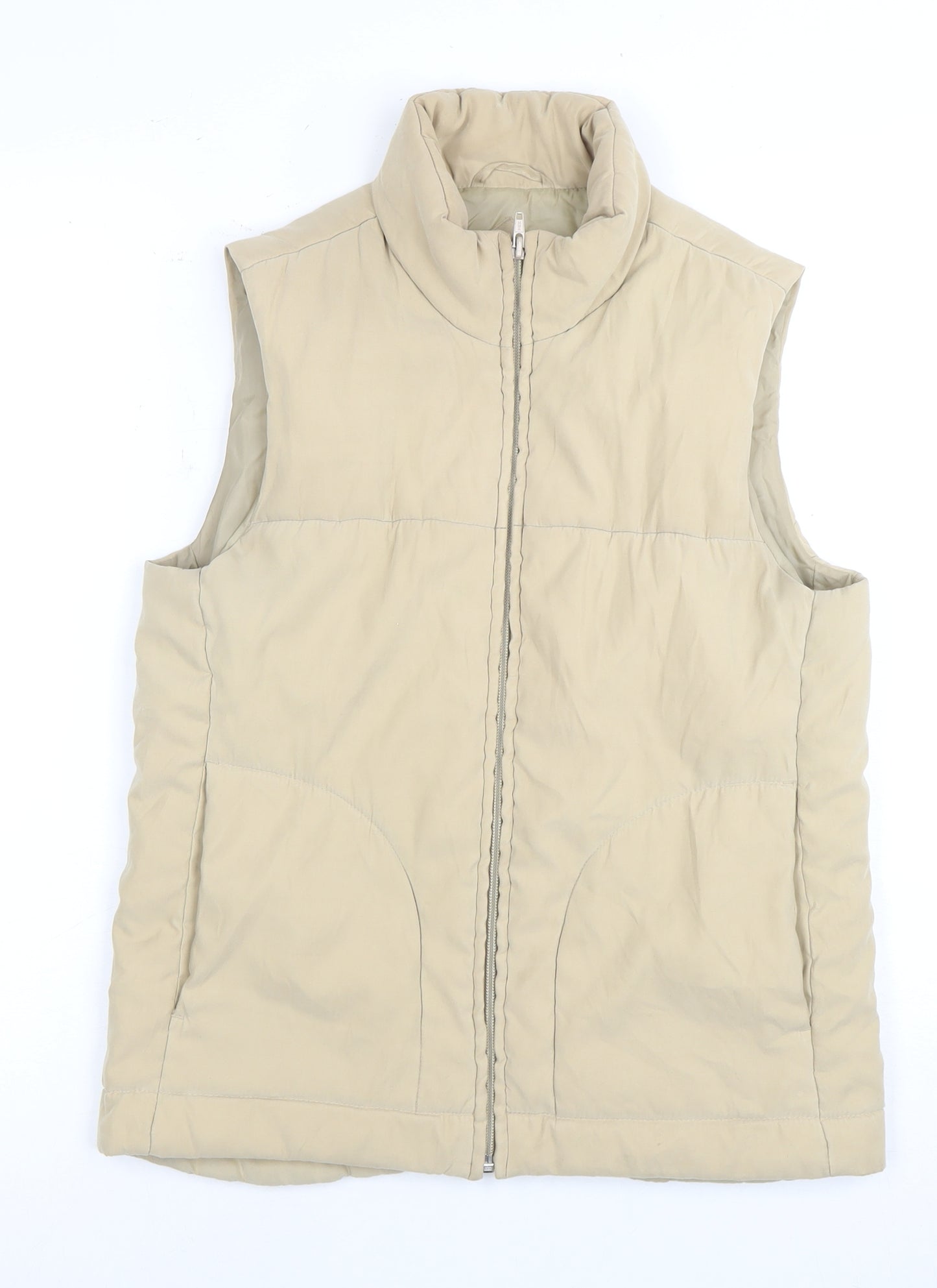 Dorothy Perkins Women's Beige Size 10 Sleeveless Waistcoat
