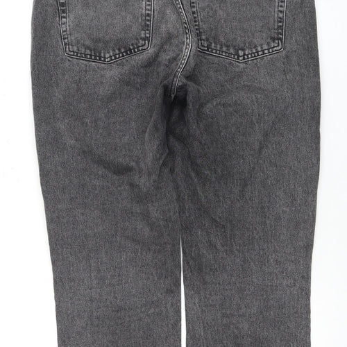 Topshop Women's Grey Straight Jeans Size 10