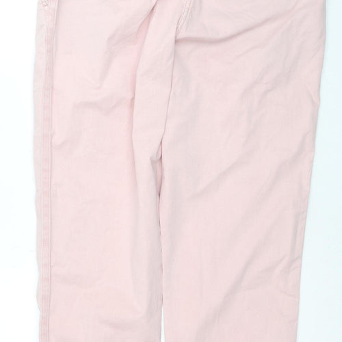 Marks and Spencer Women's Pink Chino Trousers Size 14
