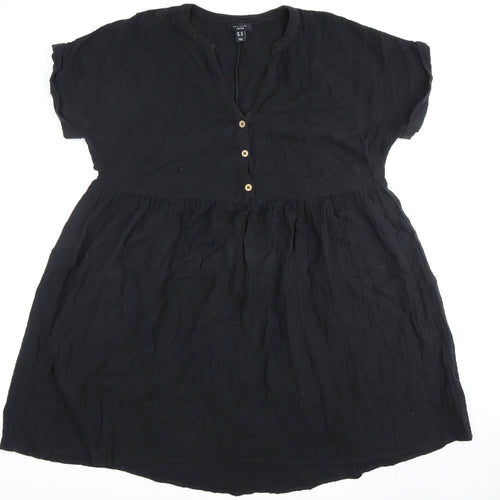 New Look Women's Black Shirt Dress Size 20