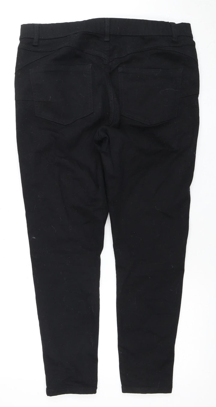 New Look Women's Black Jeans Size 12 Short
