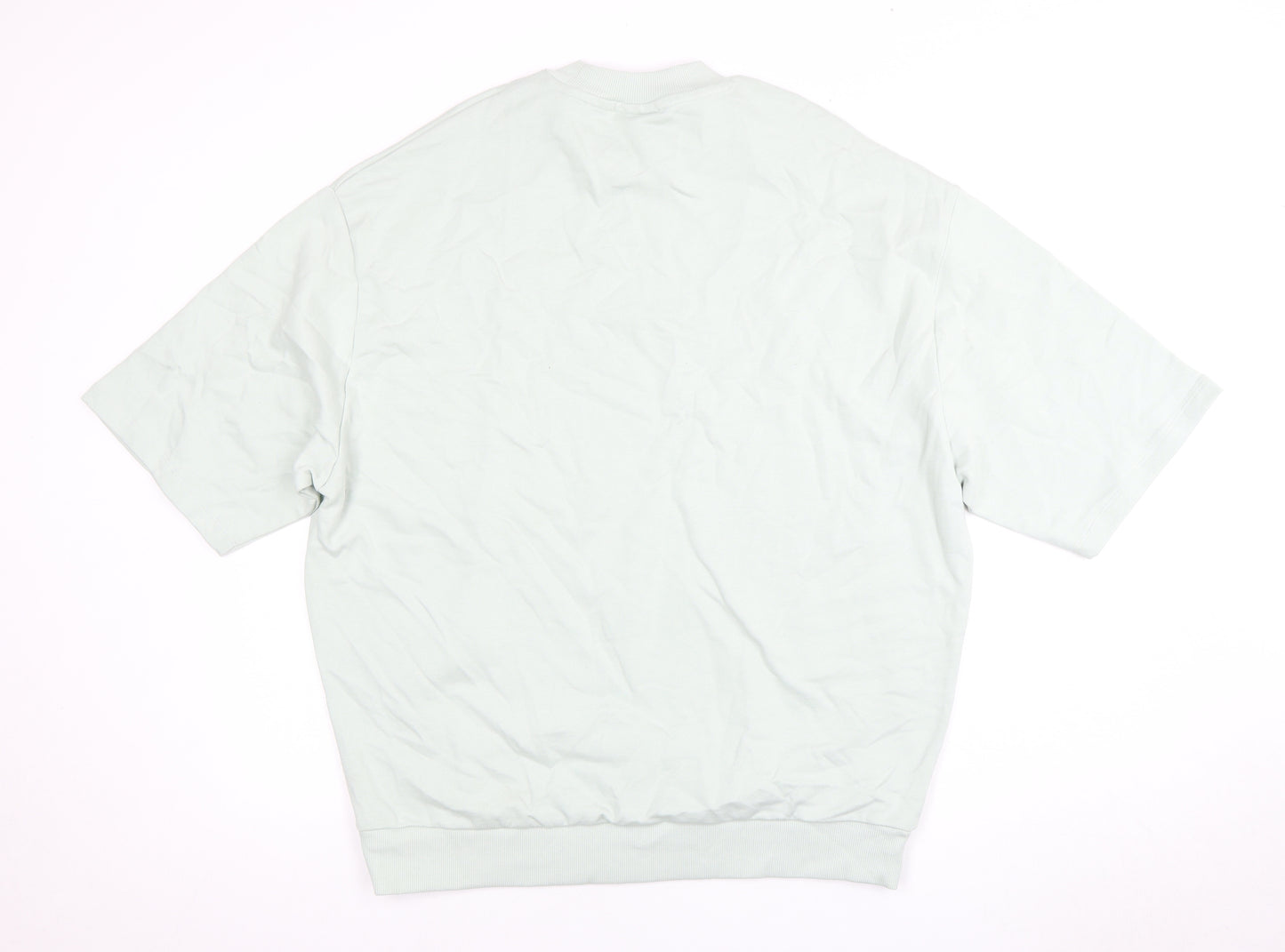 ASOS Design Men's Light Green Crew Neck T-Shirt - Size L