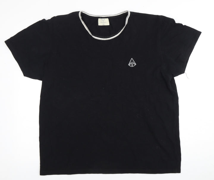 Shanaman Tees Men's Black 2XL T-Shirt Logo Accent