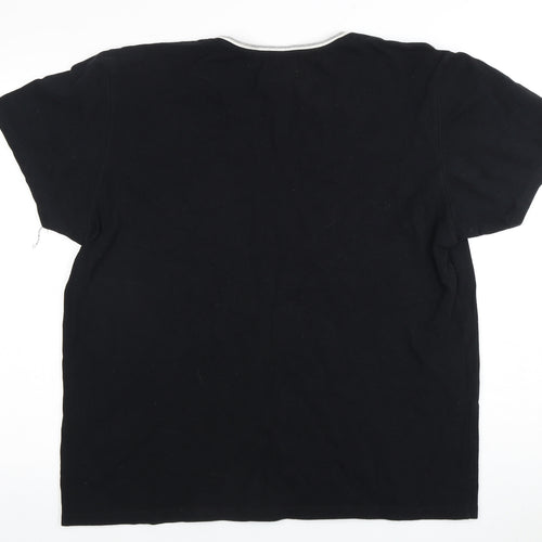 Shanaman Tees Men's Black 2XL T-Shirt Logo Accent