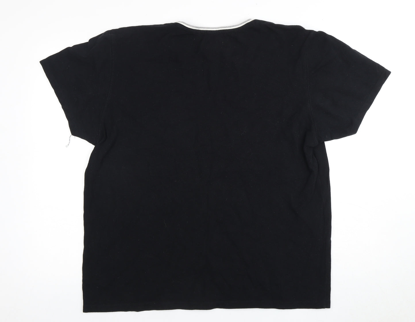 Shanaman Tees Men's Black 2XL T-Shirt Logo Accent