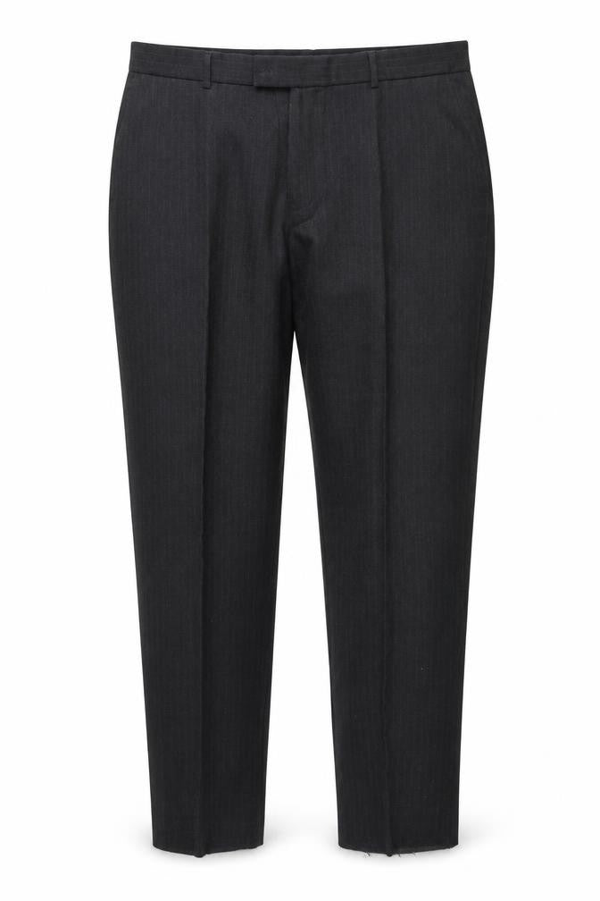 Front view of Burton Men's Black Trousers, size 42, Workwear