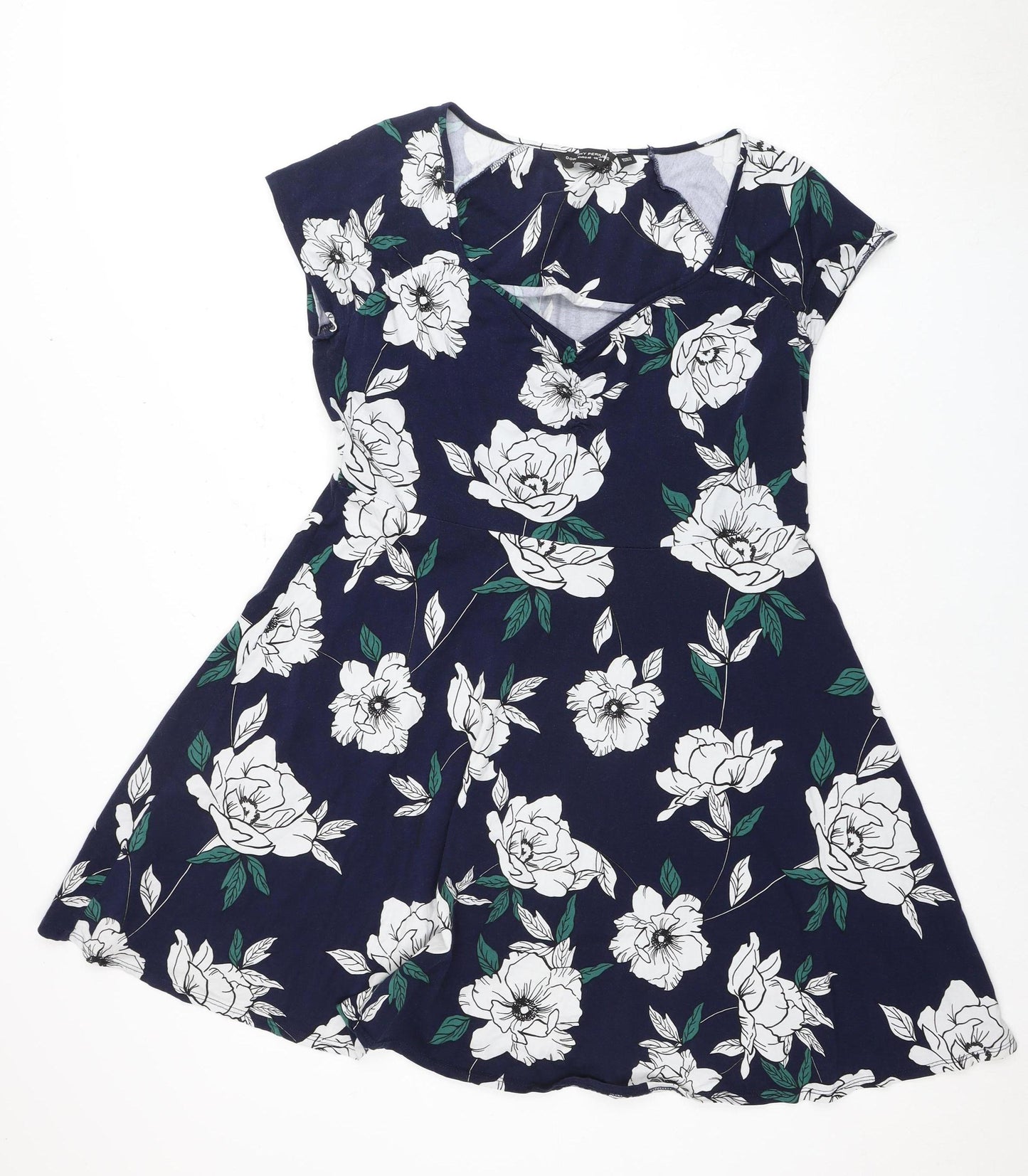 Dorothy Perkins Women’s Blue A-Line Floral Dress Size 18