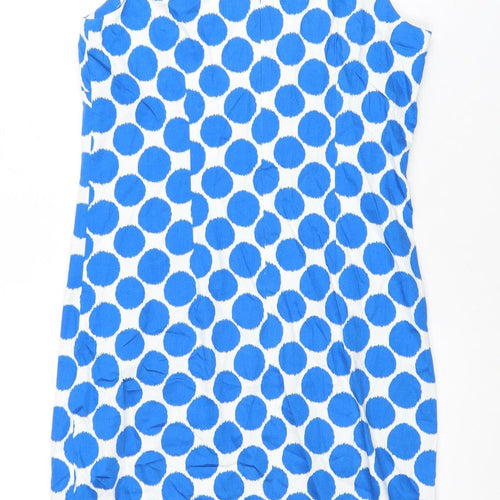 Kalidoscope Women's Blue Polka Dot Dress Size 10
