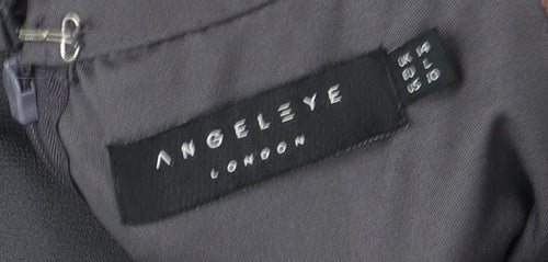 Angeleyes London Women's Black Beaded Dress 14