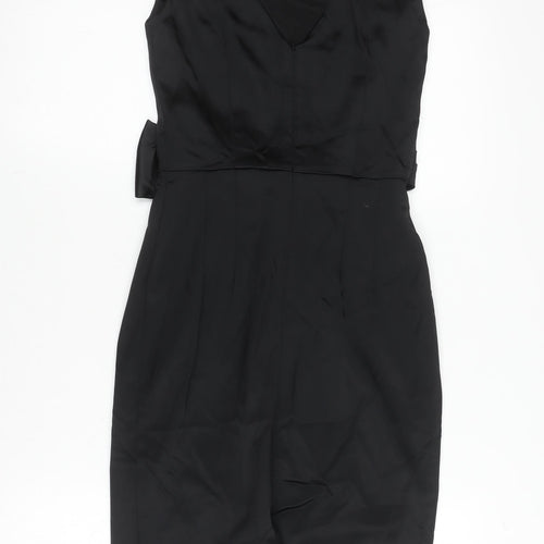 Oasis Women's Black Sleeveless Pencil Dress, Size 8