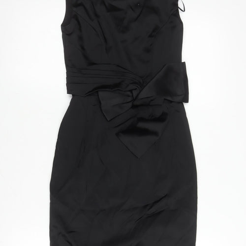 Oasis Women's Black Sleeveless Pencil Dress, Size 8