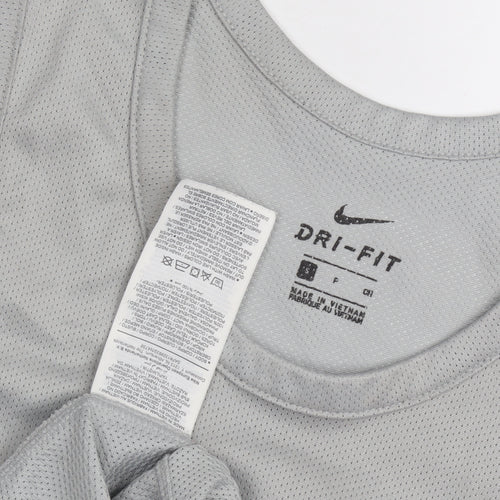 Nike Men's Grey Tank Top S - Lightweight Sportswear