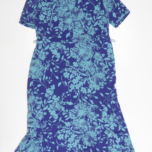 Eastex Women's Blue Floral Dress Size 12