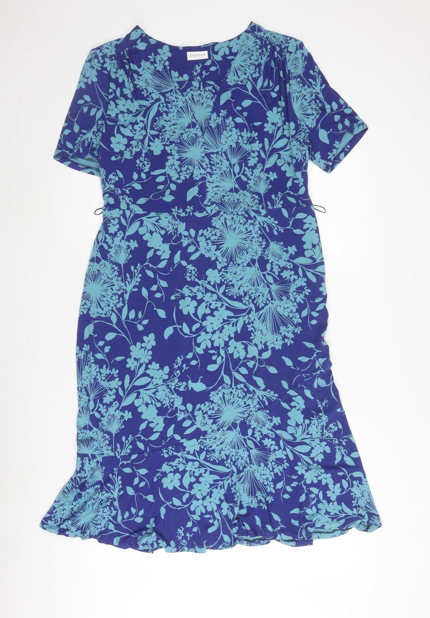 Eastex Women's Blue Floral Dress Size 12
