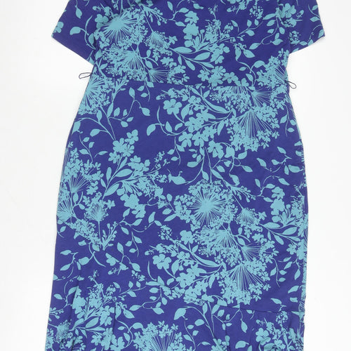 Eastex Women's Blue Floral Dress Size 12