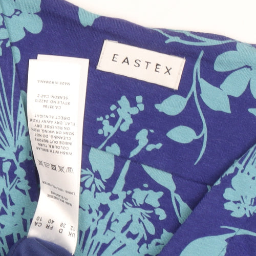 Eastex Women's Blue Floral Dress Size 12