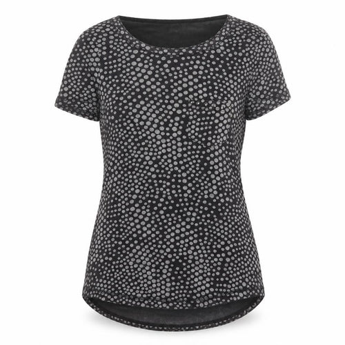 Karen Millen Women's Black Polka Dot T-Shirt, Size 8