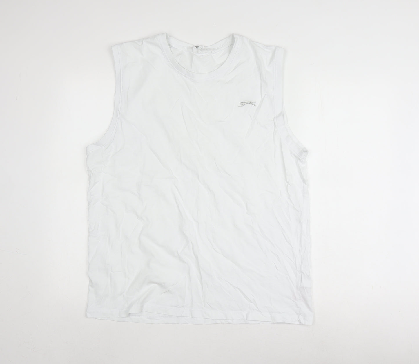 Slazenger Men's White XL Tank Top for Gym & Training
