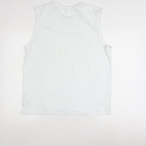 Slazenger Men's White XL Tank Top for Gym & Training