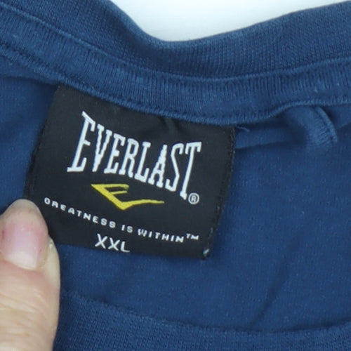 Everlast Men's Blue XXL Crew Neck T-Shirt