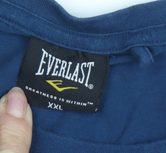 Everlast Men's Blue XXL Crew Neck T-Shirt