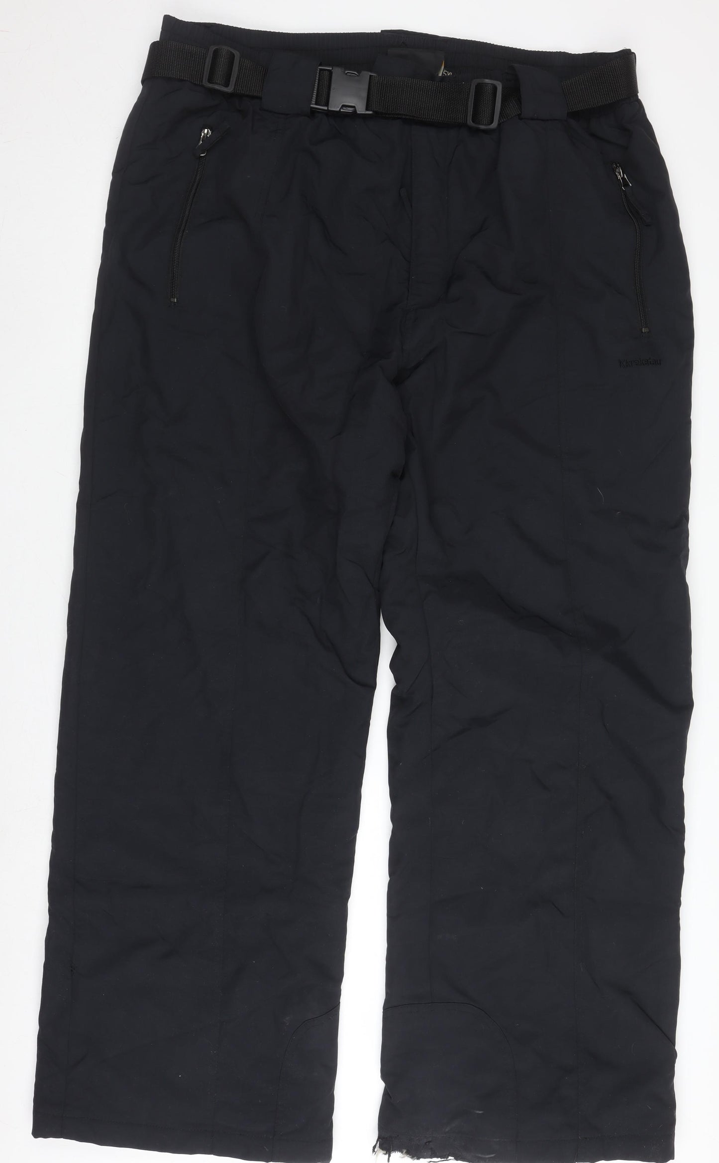 Krakatau Men's Black 5XL Snow Pants - Winter Belted