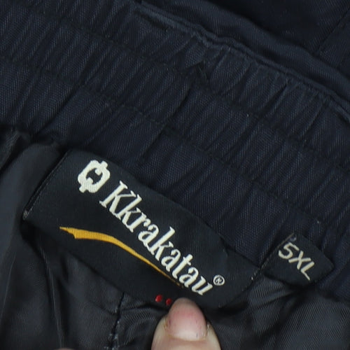 Krakatau Men's Black 5XL Snow Pants - Winter Belted