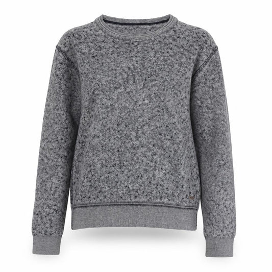 Front view of Hugo Boss Grey jumper, unisex l, crew neck