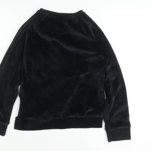 Marks and Spencer Girls Black Star Wars Velour Sweatshirt M