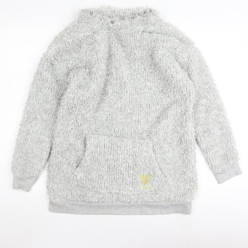 George Disney Girls Grey Fleece Robe 8-10 Years