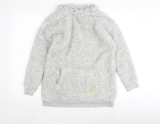 George Disney Girls Grey Fleece Robe 8-10 Years