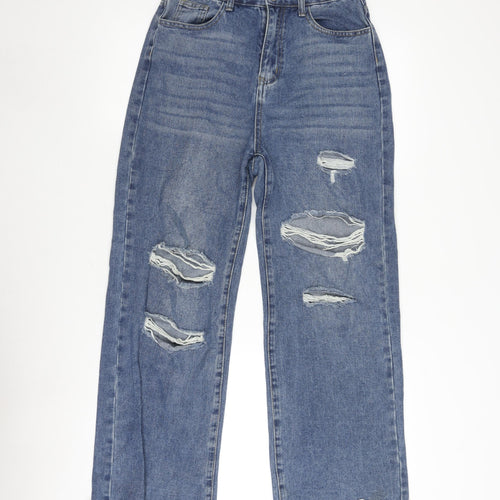 Cider Women's Blue Straight Denim Jeans - Size S