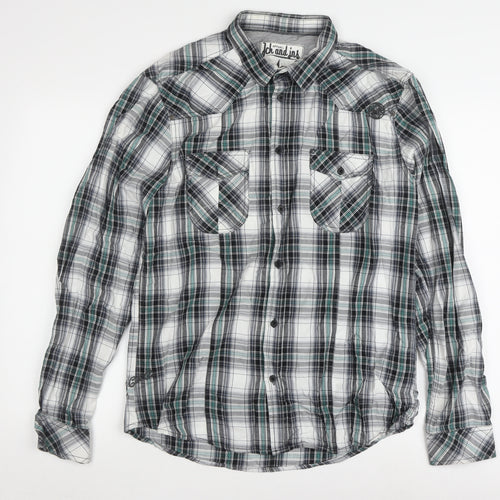 Jack & Jones Men's Multicoloured XL Plaid Shirt
