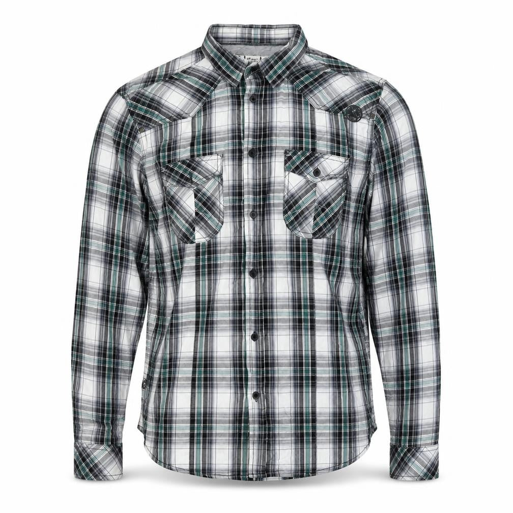 Front view of Jack & Jones Men's Multicoloured XL Plaid Shirt