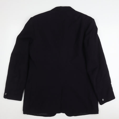 Austin Reed Men's Blue Wool Blazer, Size 40, Classic Fit