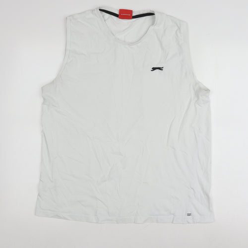 Slazenger Men's White XL Tank Top
