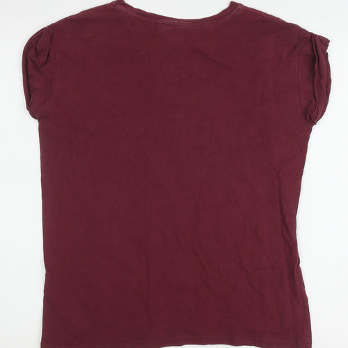 Harry Potter Womens Red T-Shirt, Size 8, School Theme