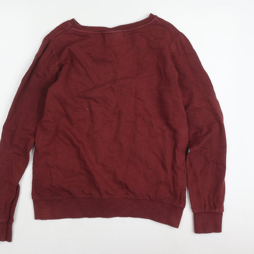 Harry Potter Women's Red Sweatshirt Size 10 Logo Graphic