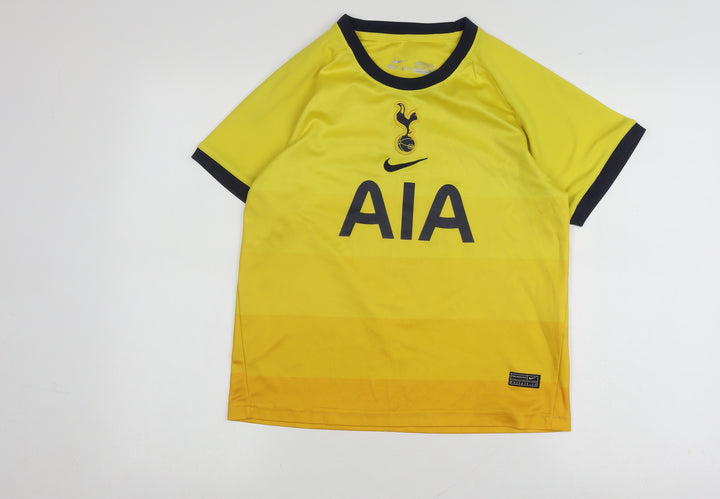 Nike Boys Yellow Football Jersey XS Short Sleeve Kane