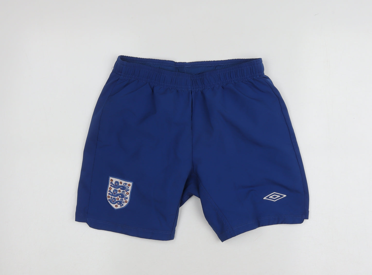 Umbro Boys Blue Football Shorts Size L Athletic Fit