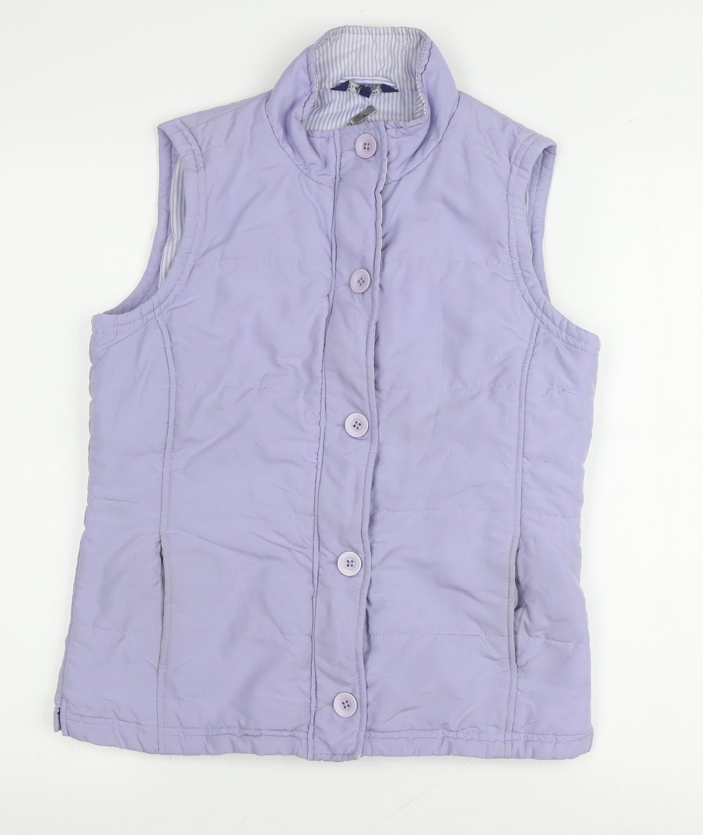 Tulchan Women's Purple Waistcoat, Size S, Button-Down