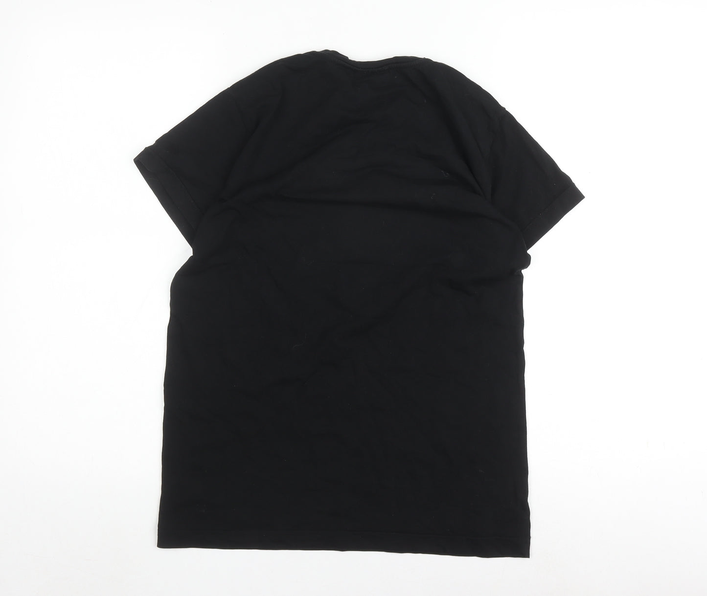 Moschino Boys Black T-Shirt 14 Years Logo Accents