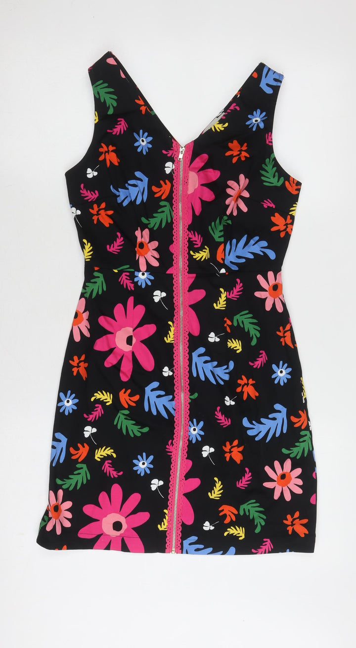 Louche Women's Multicoloured Sleeveless Pencil Dress Size 8