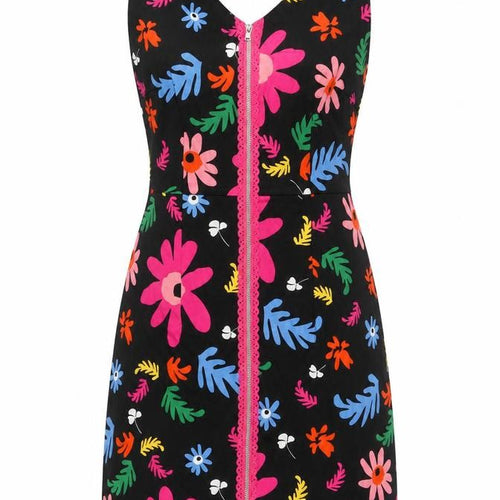 Louche Women's Multicoloured Sleeveless Pencil Dress Size 8