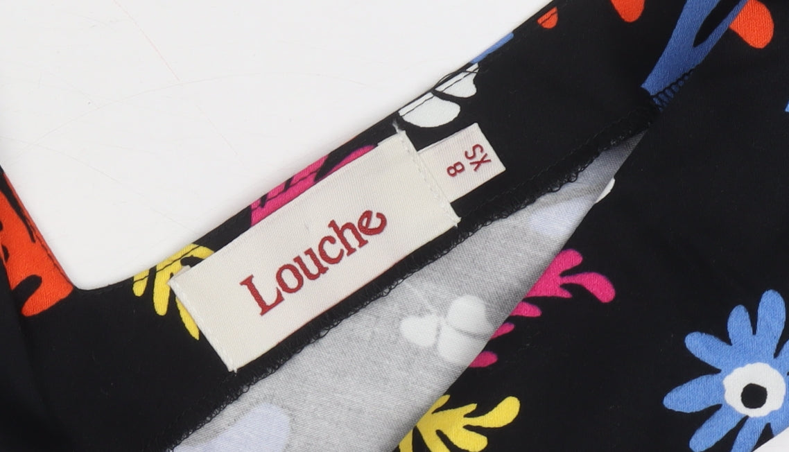 Louche Women's Multicoloured Sleeveless Pencil Dress Size 8