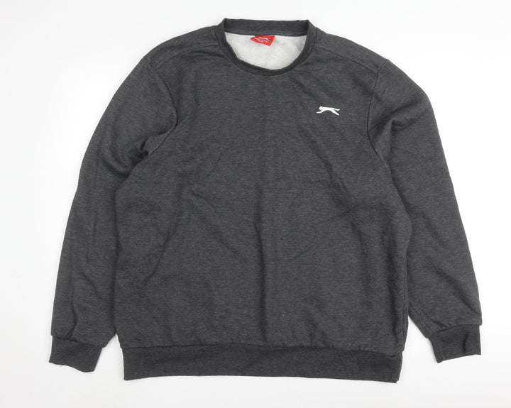 Slazenger Men's Grey XL Pullover Sweatshirt