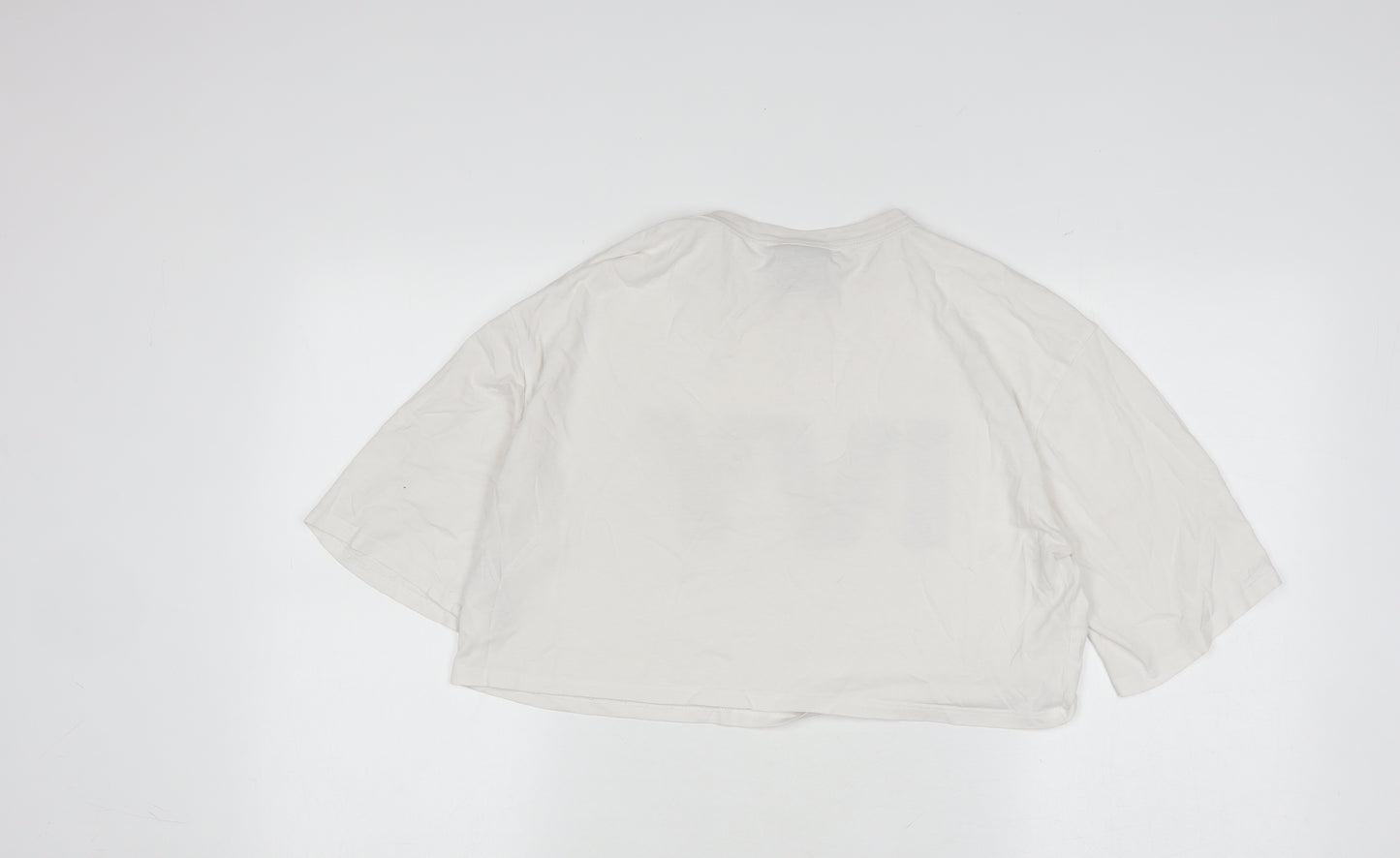 Ivy Park Women's White Cropped T-Shirt - S