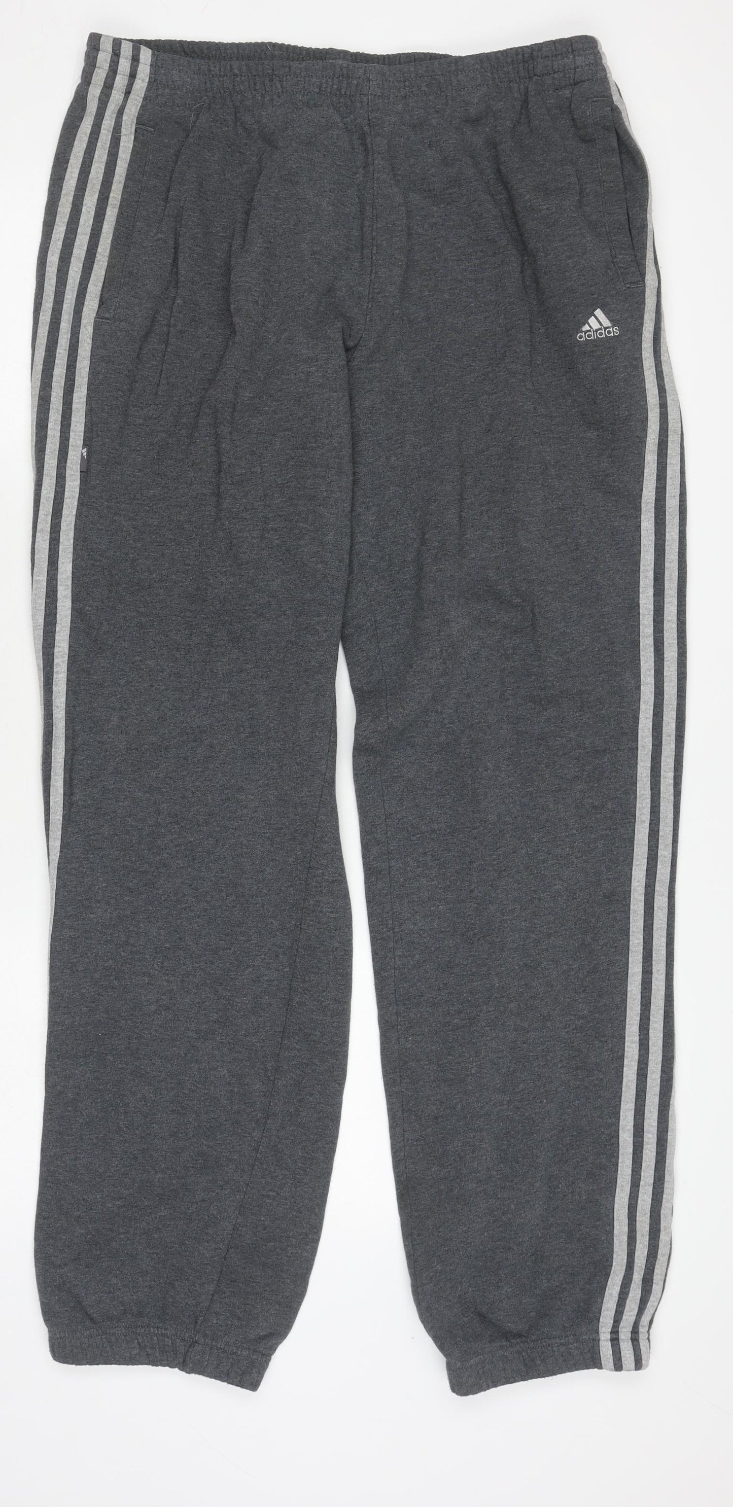 Adidas Men's Grey Sweatpants XL - Gym & Training Pants